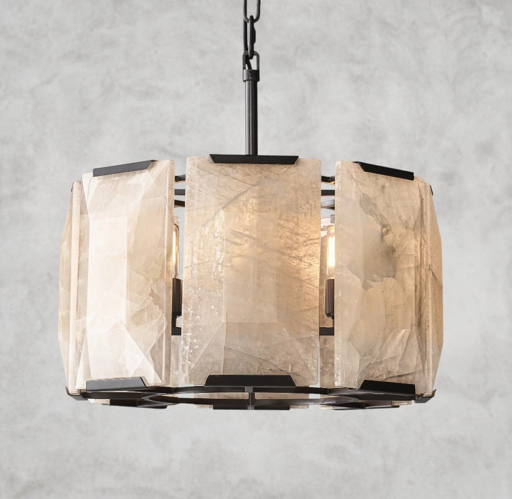 Harlow Calcite Round Chandelier 19", 31", 43", 60"